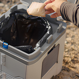 New Aim Foldable 3-in-1 Portable Toilet with Odour-Proof Lid