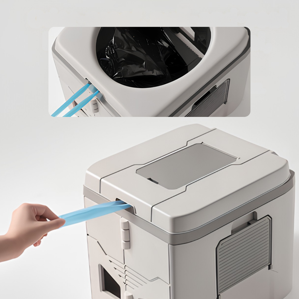 New Aim Foldable 3-in-1 Portable Toilet with Odour-Proof Lid
