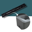 Replacement Hinge Cover for Trelino Evo 3 on teal and white background