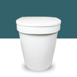 Separett Tiny® Composting Toilet With Urine Tube on a white background