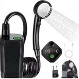 Social Hike Portable Camping Shower Kit With Rechargeable Pump