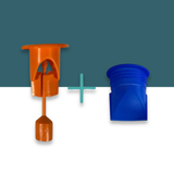 Trelino® Evo Composting Toilet "Urinometer" Level Indicator on a green and white background