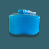 Trelino® Evo S Portable Composting 4.5L Toilet Urine Canister on a dark green background