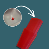 Trelino® Evo Seal Plug for Urine Separator on a teal background.